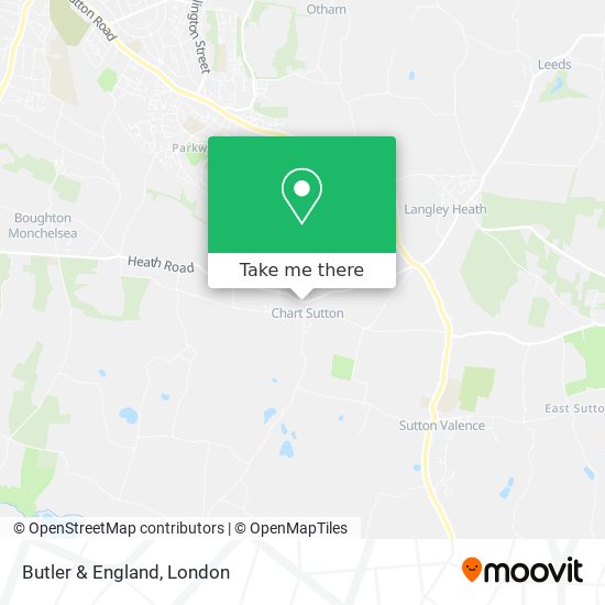 Butler & England map