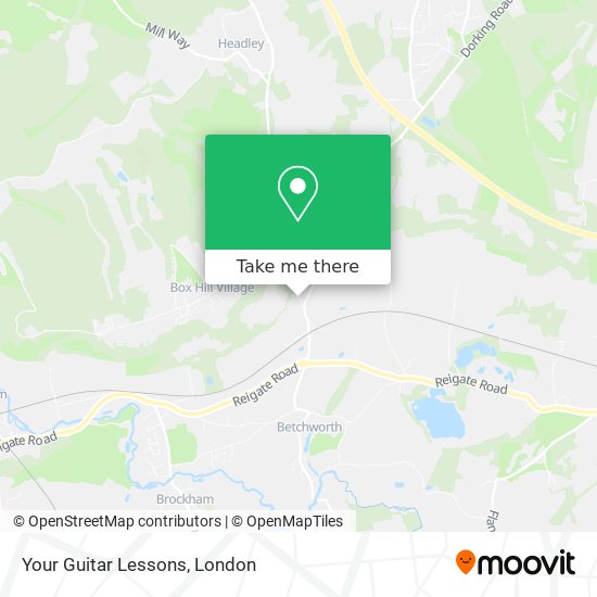 Your Guitar Lessons map