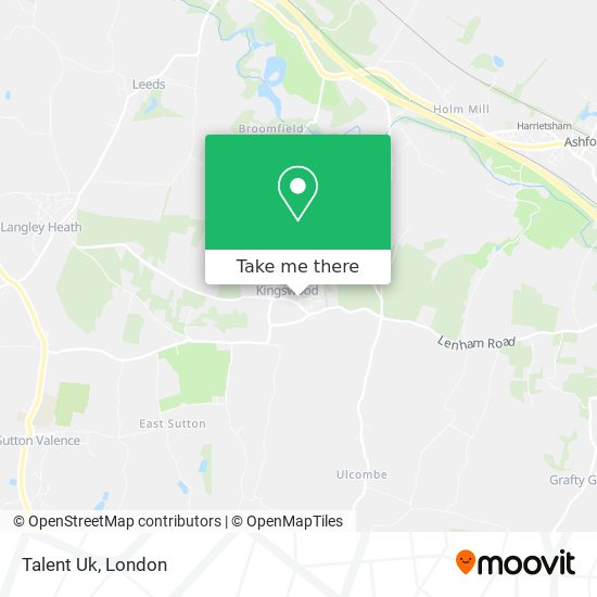 Talent Uk map