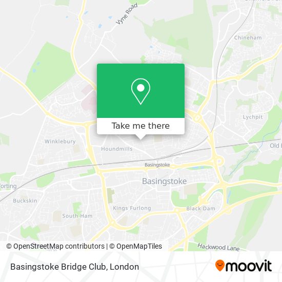 Basingstoke Bridge Club map