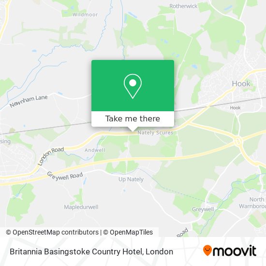 Britannia Basingstoke Country Hotel map