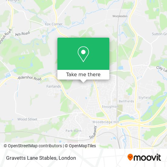 Gravetts Lane Stables map