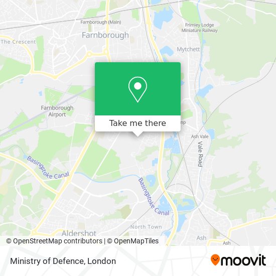 Ministry of Defence map