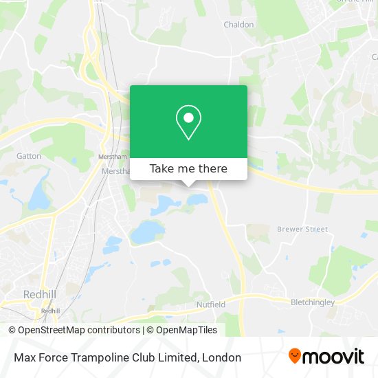 Max Force Trampoline Club Limited map