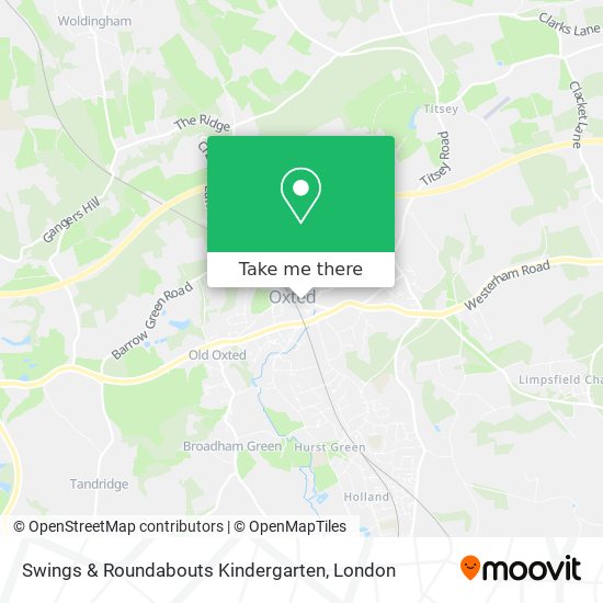 Swings & Roundabouts Kindergarten map