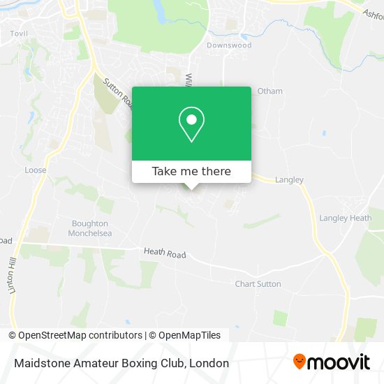 Maidstone Amateur Boxing Club map