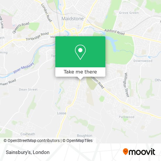 Sainsbury's map