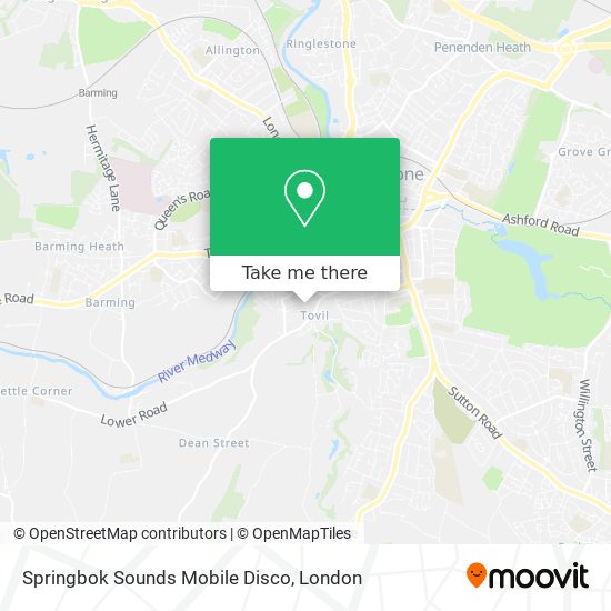 Springbok Sounds Mobile Disco map