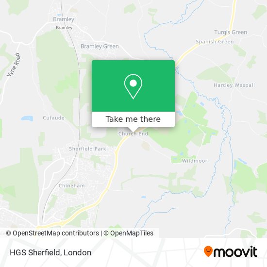 HGS Sherfield map