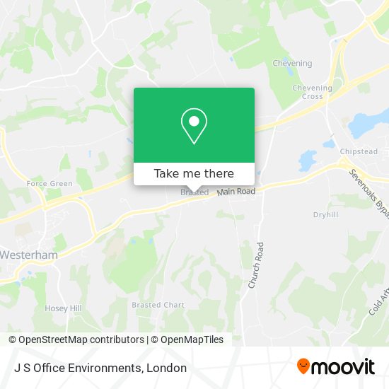 J S Office Environments map