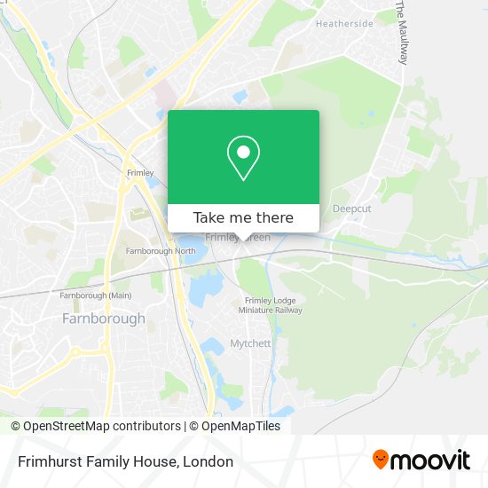 Frimhurst Family House map