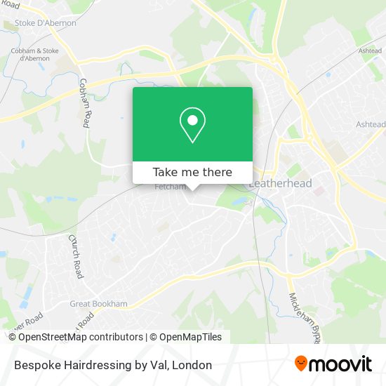 Bespoke Hairdressing by Val map