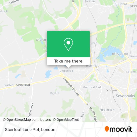 Stairfoot Lane Pot map