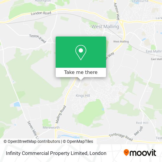 Infinity Commercial Property Limited map