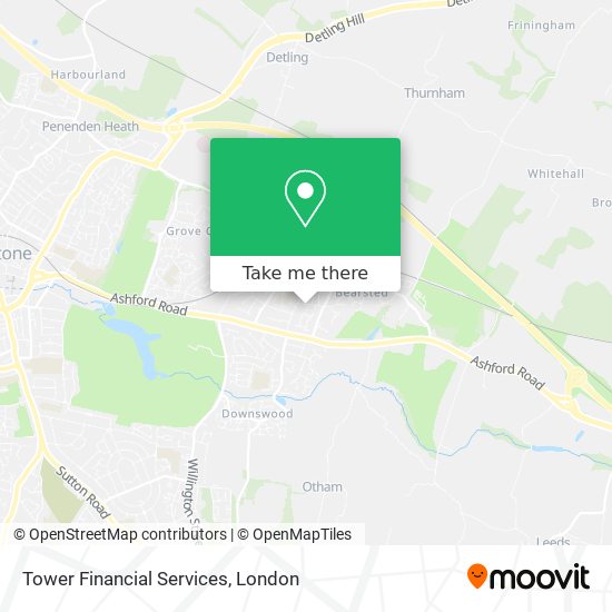 Tower Financial Services map