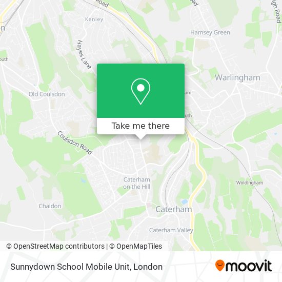 Sunnydown School Mobile Unit map