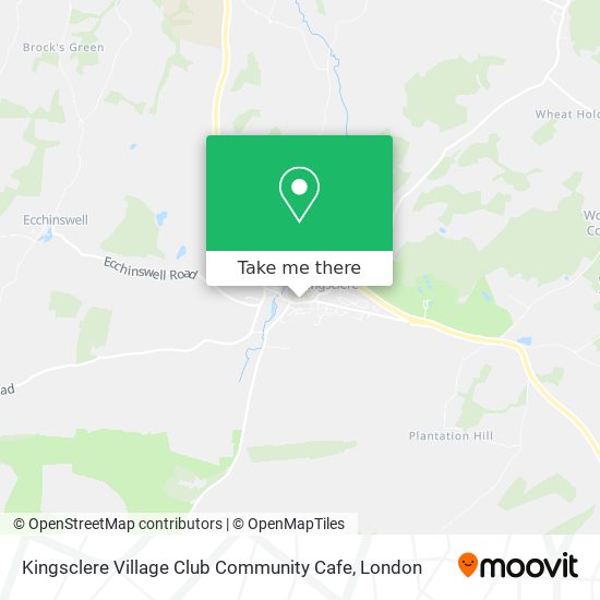 Kingsclere Village Club Community Cafe map