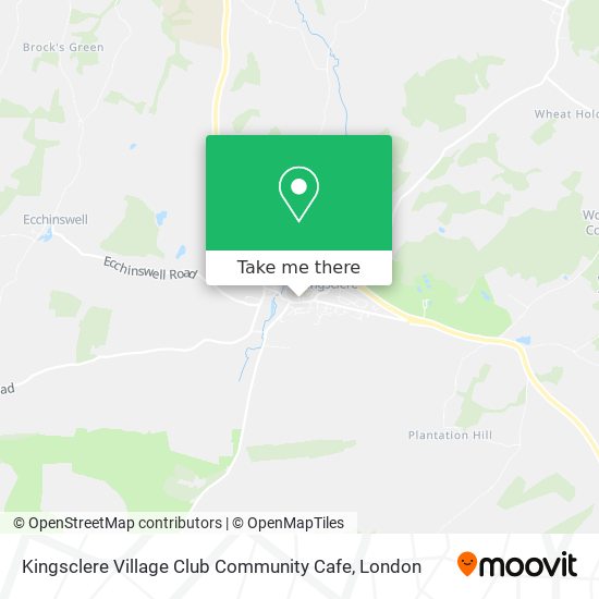 Kingsclere Village Club Community Cafe map