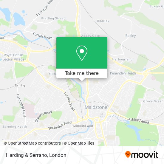 Harding & Serrano map