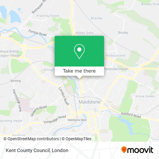 Kent County Council map