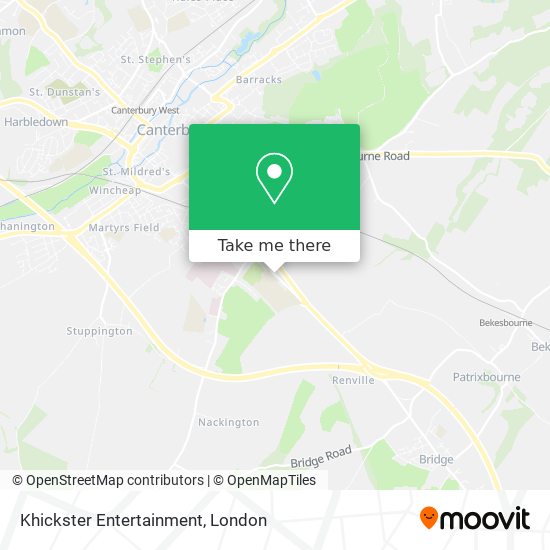 Khickster Entertainment map