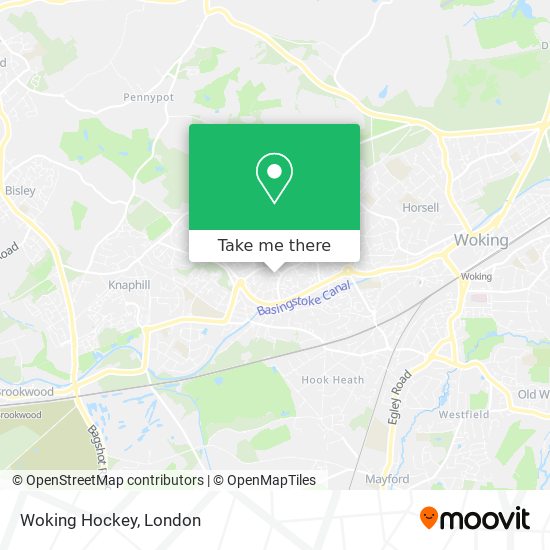 Woking Hockey map