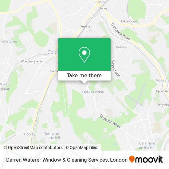 Darren Waterer Window & Cleaning Services map