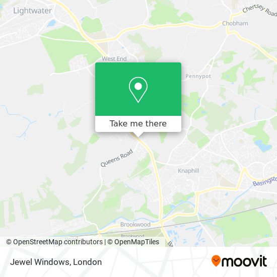 Jewel Windows map