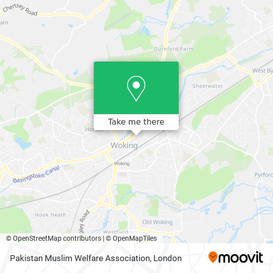 Pakistan Muslim Welfare Association map