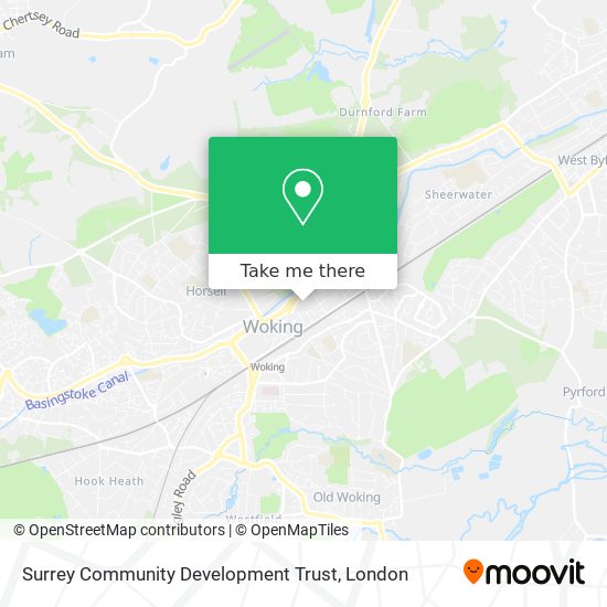 Surrey Community Development Trust map
