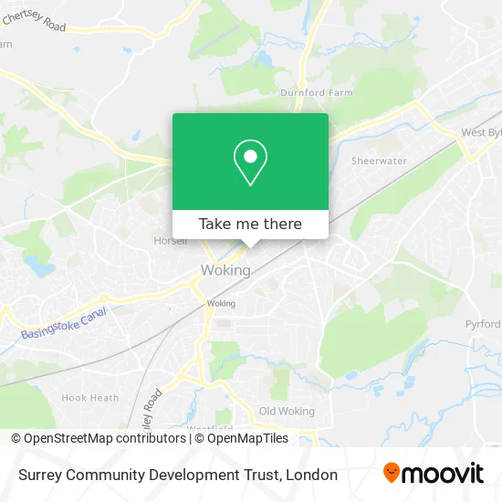 Surrey Community Development Trust map