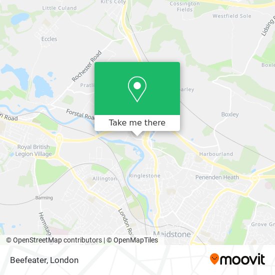 Beefeater map