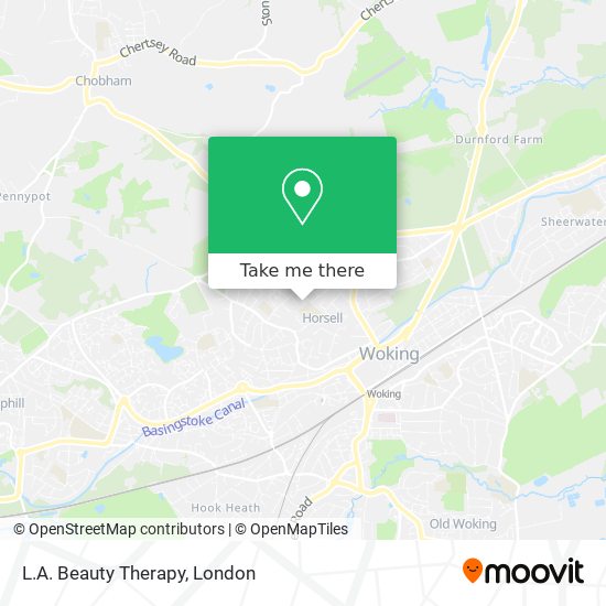 L.A. Beauty Therapy map