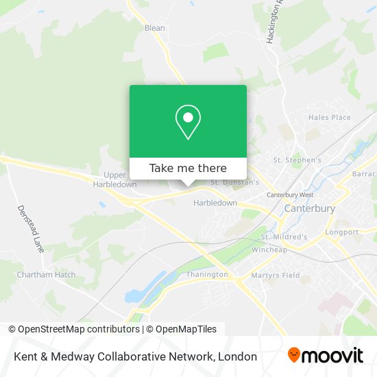 Kent & Medway Collaborative Network map