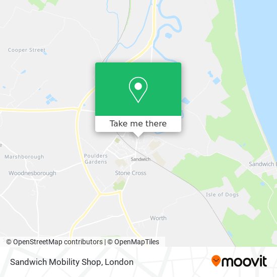 Sandwich Mobility Shop map