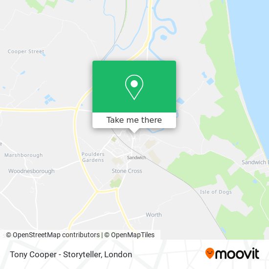 Tony Cooper - Storyteller map