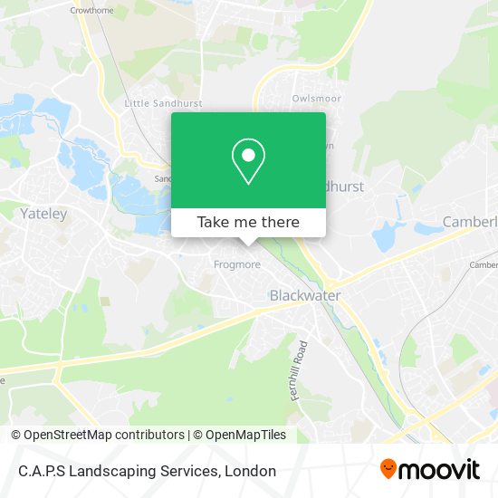 C.A.P.S Landscaping Services map