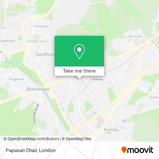 Papasan Chair map