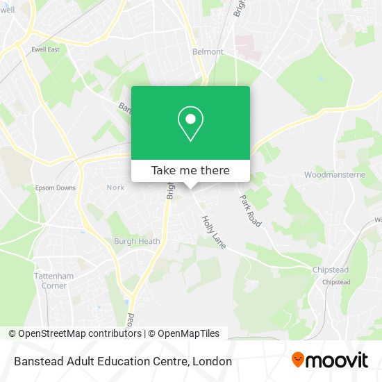 Banstead Adult Education Centre map