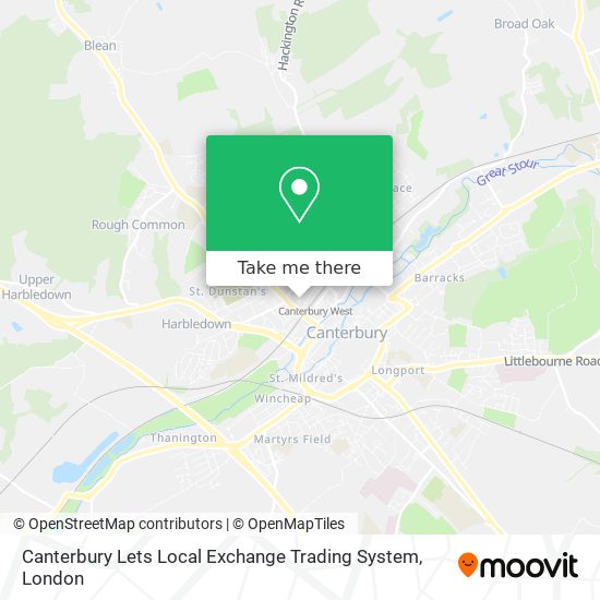 Canterbury Lets Local Exchange Trading System map