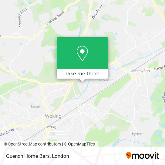 Quench Home Bars map