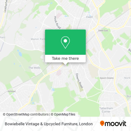 Bowiebelle Vintage & Upcycled Furniture map