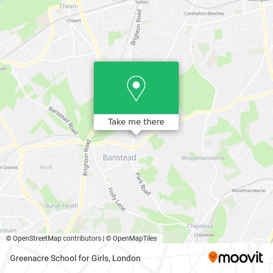 Greenacre School for Girls map