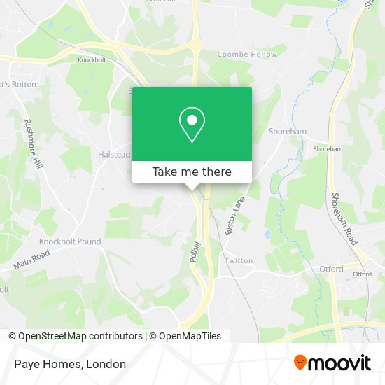 Paye Homes map