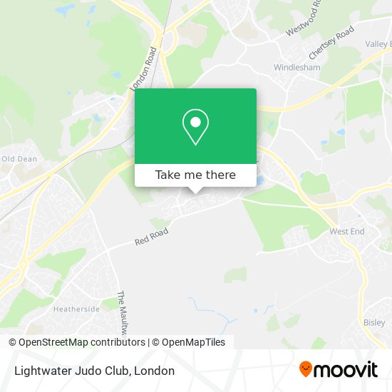 Lightwater Judo Club map
