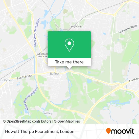 Howett Thorpe Recruitment map