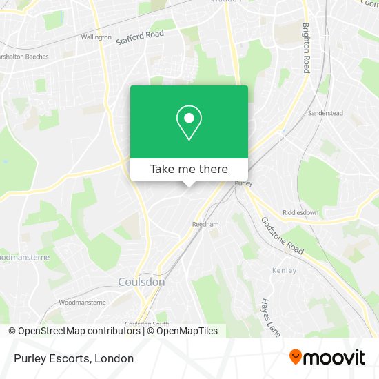 Purley Escorts map