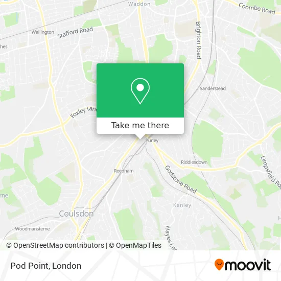 Pod Point map