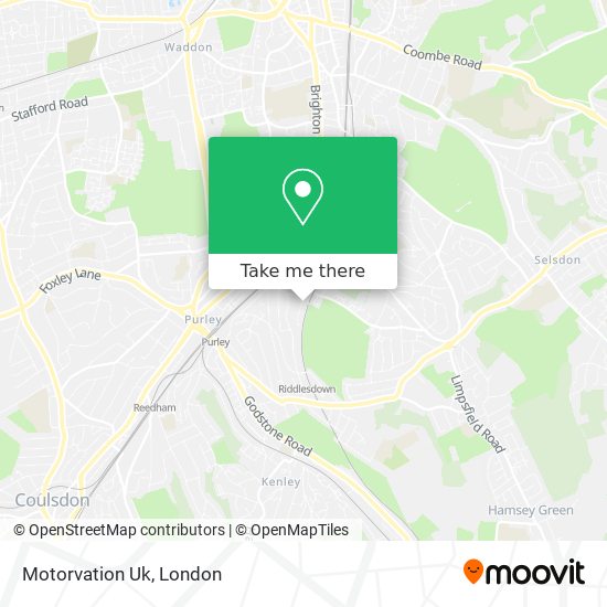 Motorvation Uk map