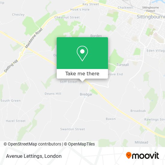 Avenue Lettings map